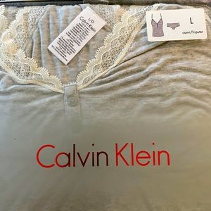 Calvin Klein Cami/Hipster Sleepwear💝 Sz Large New